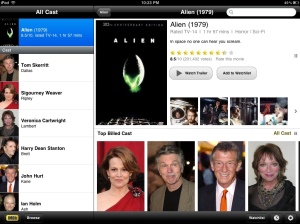 iPad IMDB App